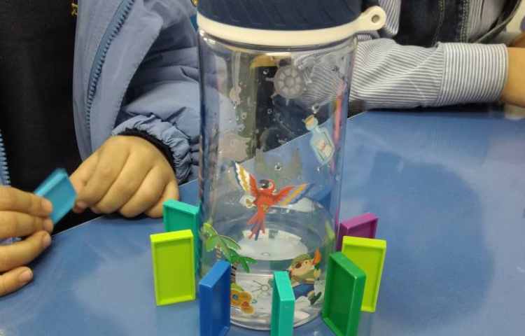 چیدن دومینو با استفاده از الگو 1