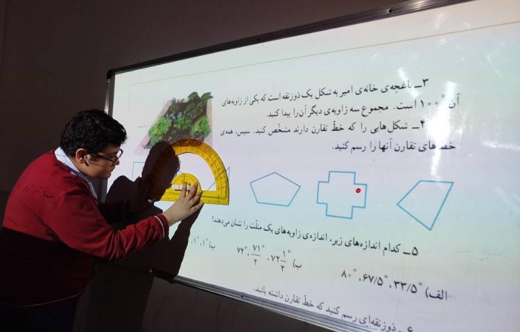 کاربرد نقاله در اندازه‌گیری 1