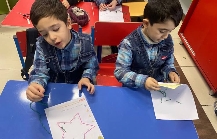 :کاربرگ افزایش ضریب هوشی و مهارت دست ورزی، کلاس قاصدک 4