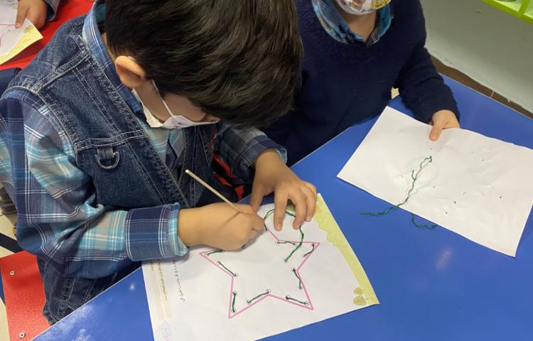 :کاربرگ افزایش ضریب هوشی و مهارت دست ورزی، کلاس قاصدک