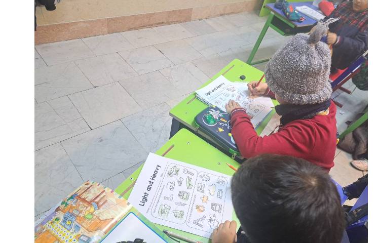 کاربرگ برای درک مفهوم سبک و سنگین 7