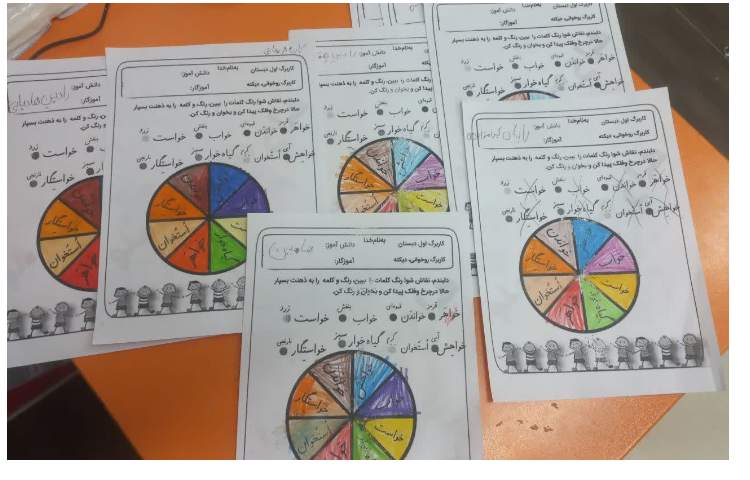 کاربرگ طراحی شده از خوا استثنا 2