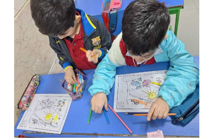 کاربرگ فصل بهار،پیش دبستان خانم محتوی 4