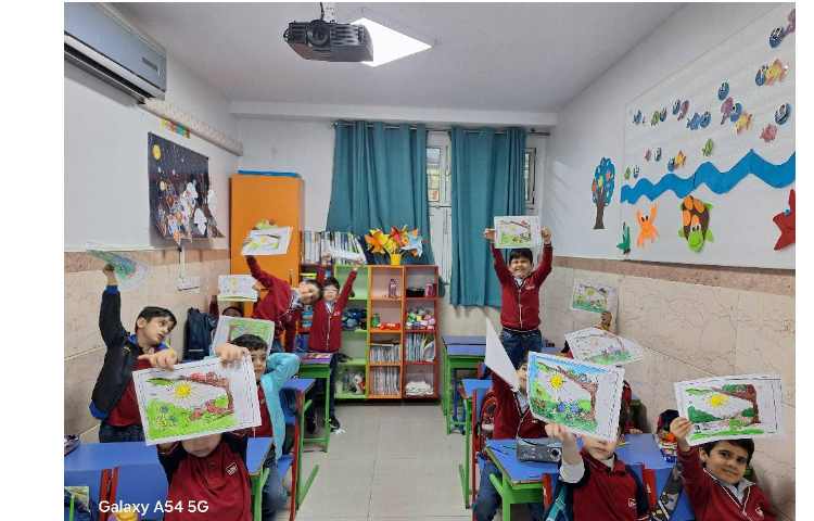 کاربرگ فصل بهار،پیش دبستان خانم محتوی 5