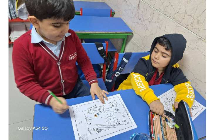 کاربرگ فصل بهار،پیش دبستان خانم محتوی 9