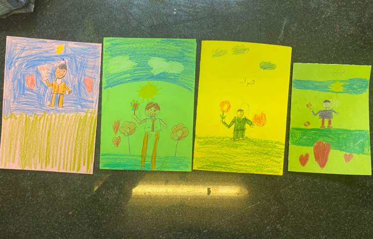 کارت پستال روز پدر، پایه اول