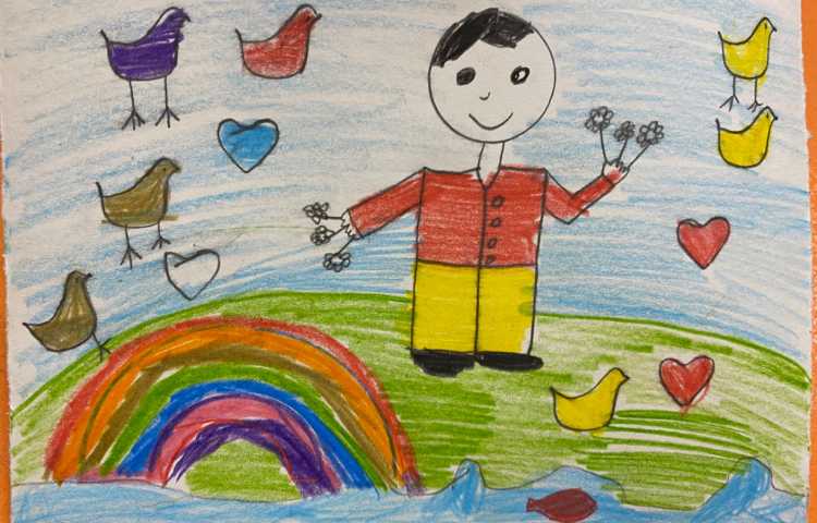 :کارت پستال روز پدر، پایه دوم 1