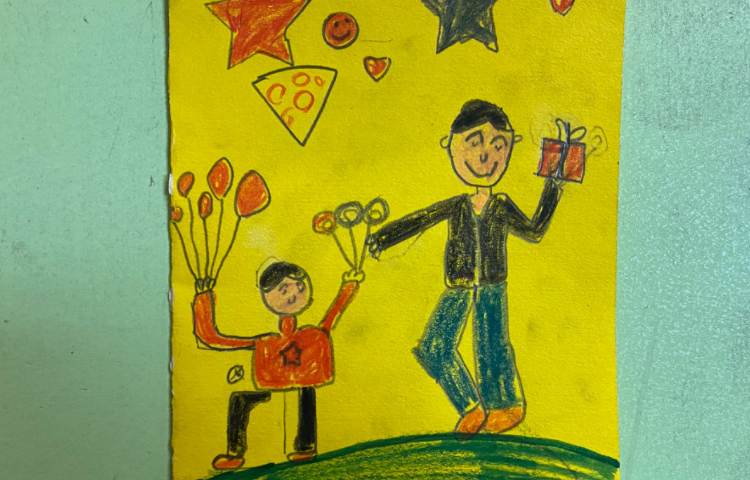 :کارت پستال روز پدر، پایه دوم 10