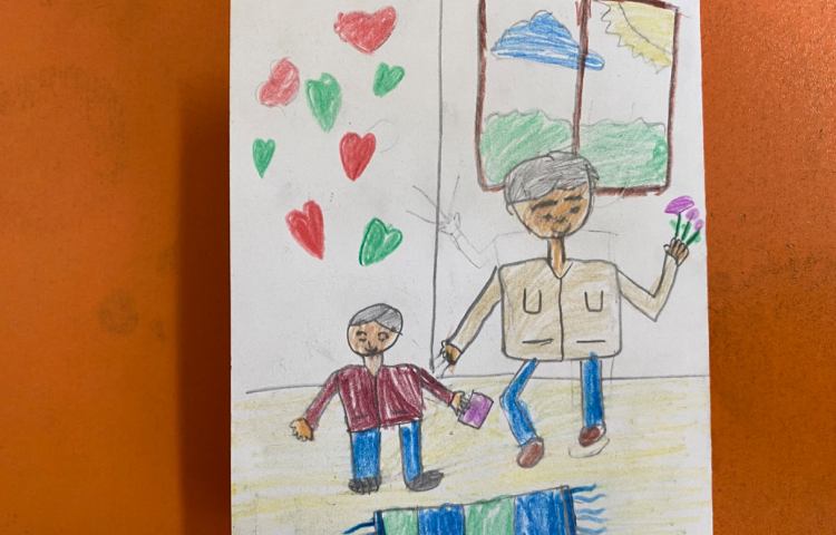 :کارت پستال روز پدر، پایه دوم 2