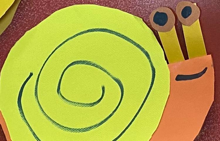 :کاردستی،دست ورزی، درست کردن حلزون 2