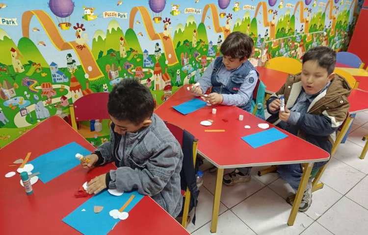 کاردستی آدم برفی 2