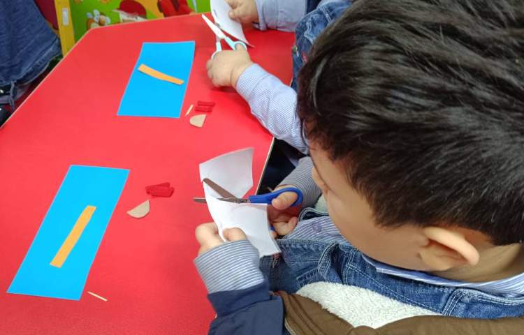 کاردستی آدم برفی 3