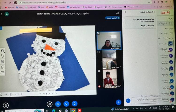 کاردستی آدم برفی 7