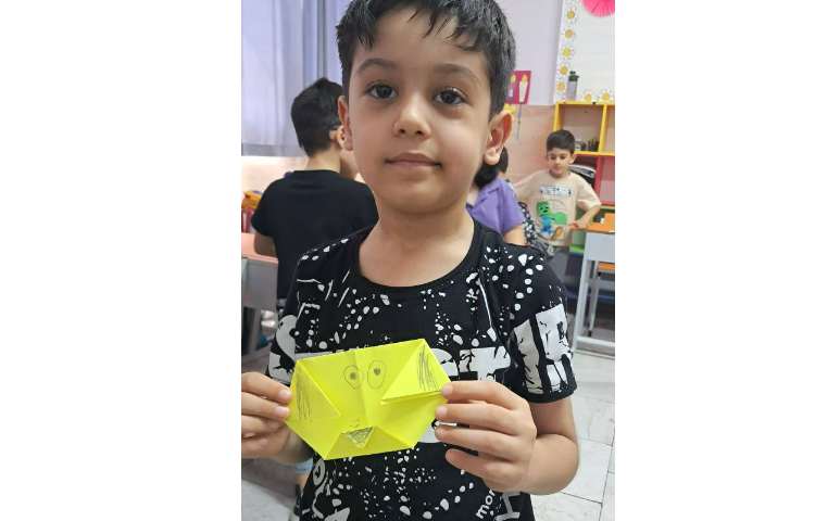 کاردستی اریگامی سگ 4