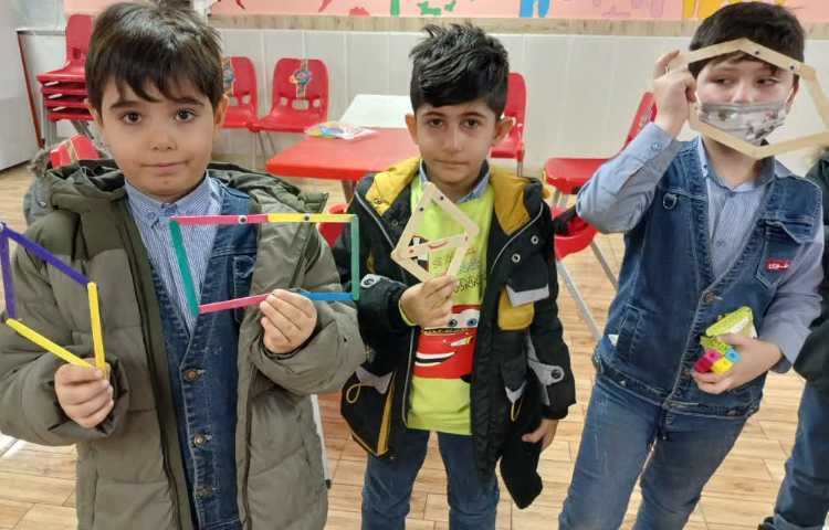 کاردستی اشکال هندسی 5