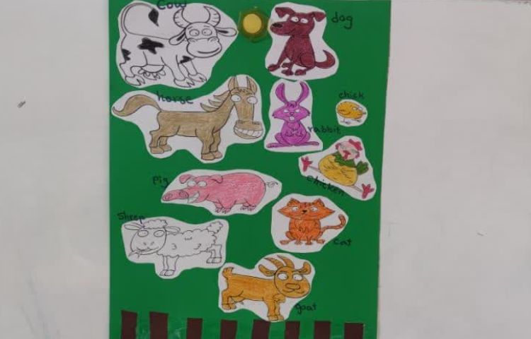 کاردستی انگلیسی حیوانات اهلی 3