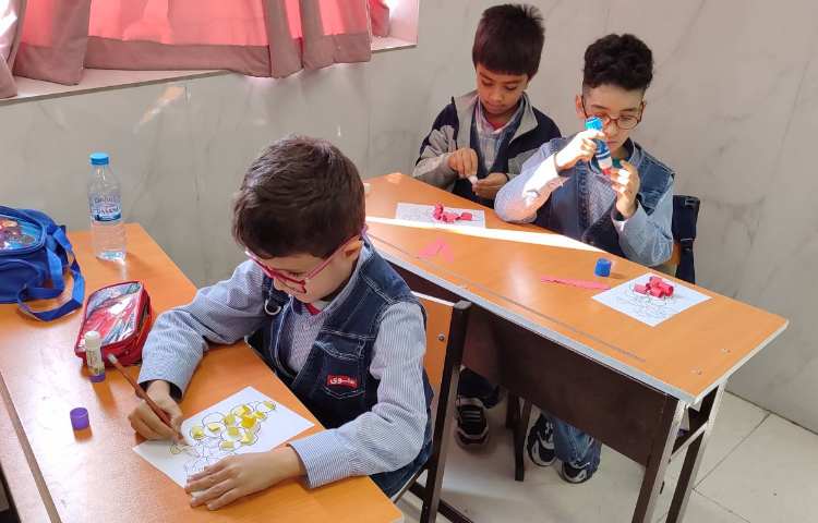 کاردستی انگور برای درس فارسی 2