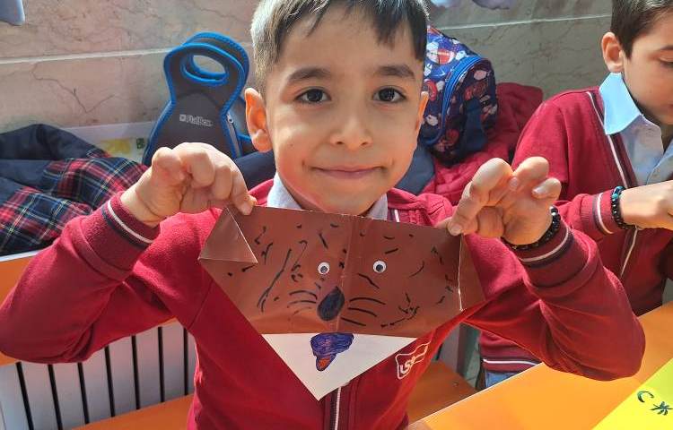 کاردستی اوریگامی،کلاس اول