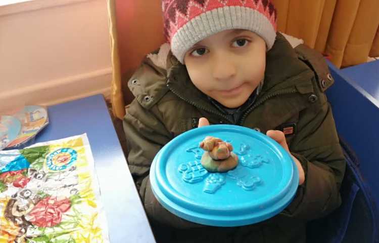 کاردستی با خمیربازی،جوجه