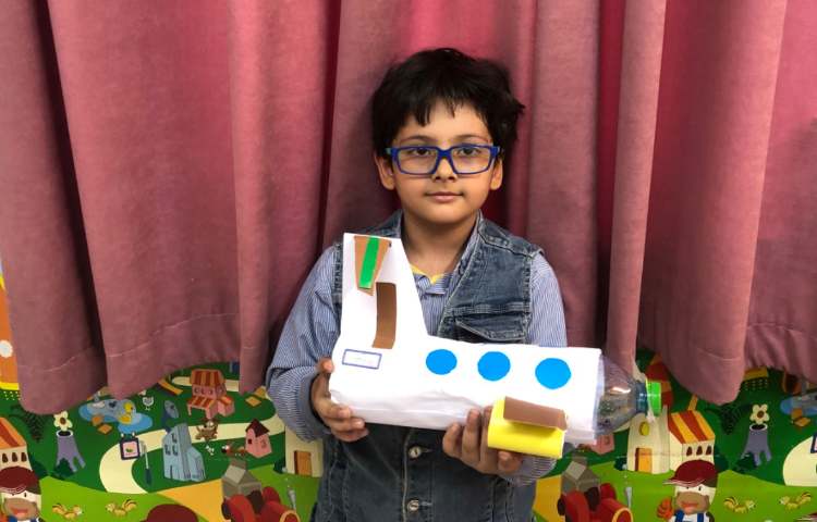 کاردستی با زباله‌های قابل بازیافت 1