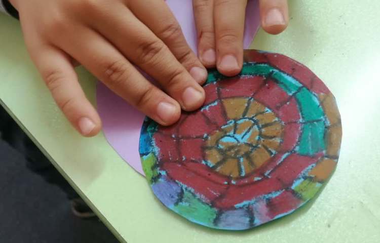 کاردستی با شکل دایره 2