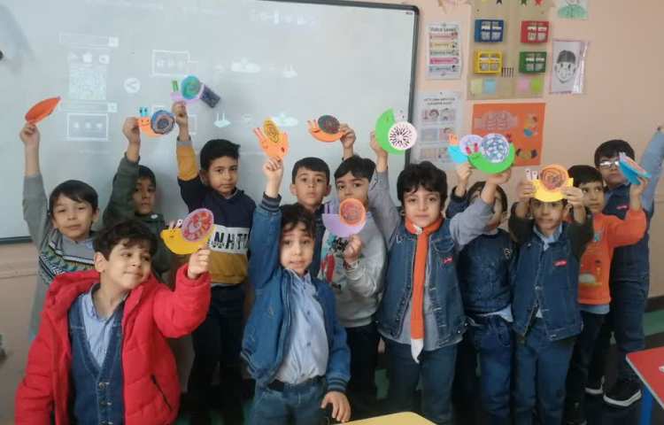 کاردستی با شکل دایره 4