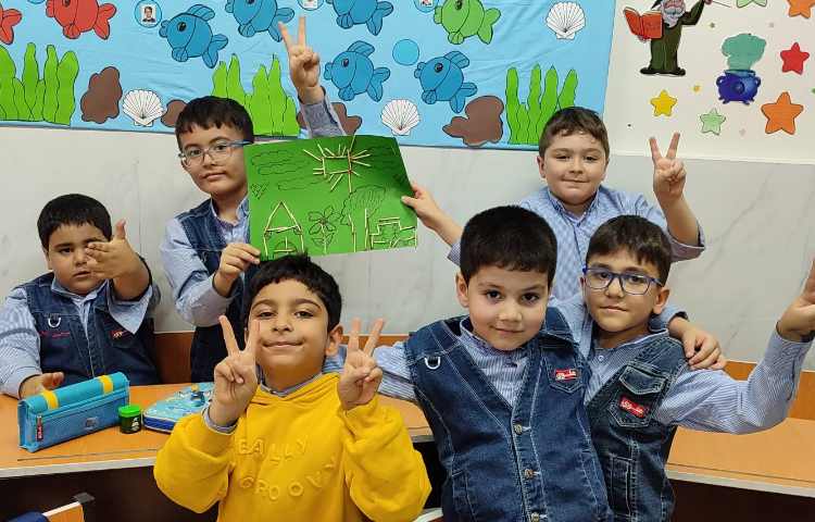 کاردستی با چوب کبریت درس ریاضی