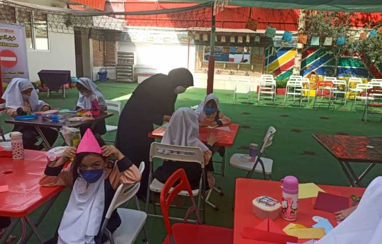 کاردستی تاج برای آوا شناسی نشانه " ج " 1