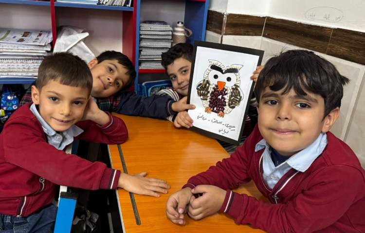 کاردستی جغد (خلاقیت در درس (ج)) 1