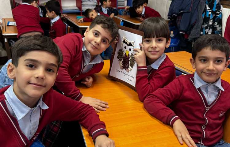 کاردستی جغد (خلاقیت در درس (ج)) 3