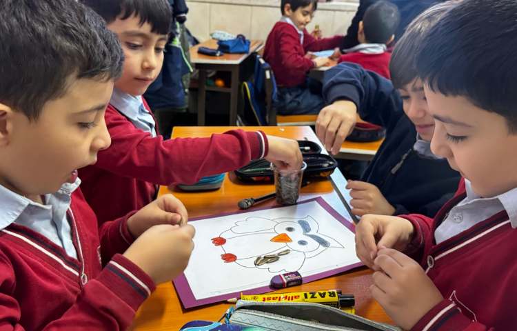 کاردستی جغد (خلاقیت در درس (ج))