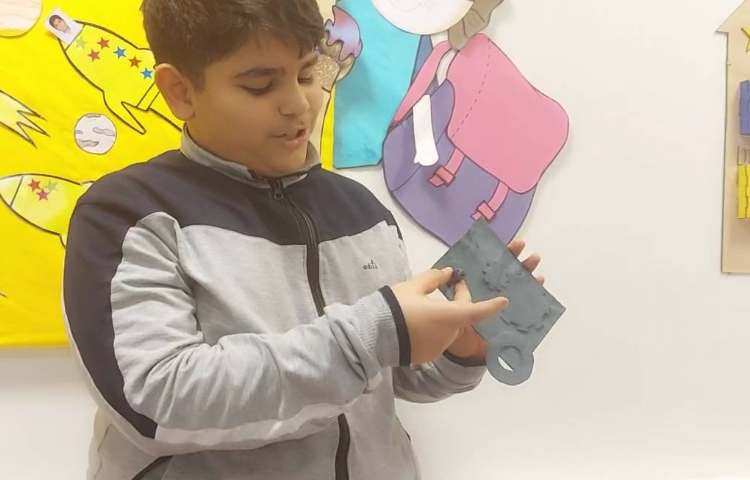 کاردستی درس علوم (طراحی کنیم و بسازیم ) و توضیحات مربوطه توسط دانش‌آموز 2