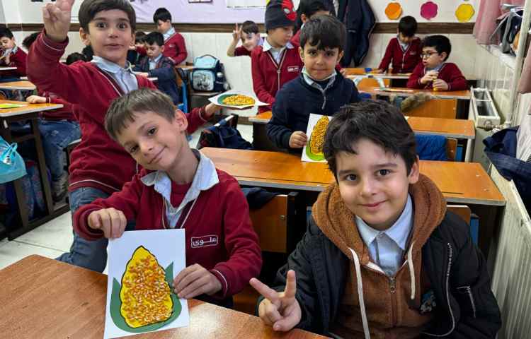 کاردستی ذرت برای نشانه ذال 3