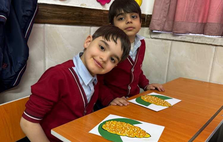 کاردستی ذرت برای نشانه ذال 5