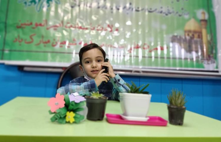 :کاردستی روز پدر و تماس تلفنی با پدران و تبریک روز پدر توسط نوآموزان 2