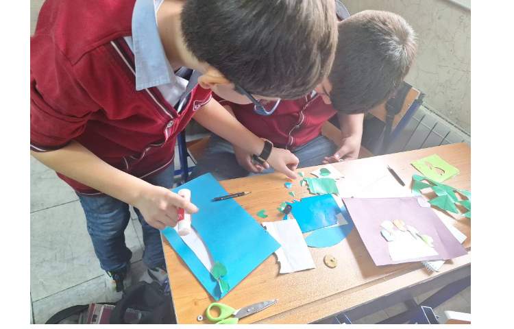 کاردستی روز کارت پستال،کلاس ششم خانم محمدی 5