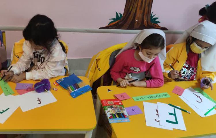 کاردستی زبان انگلیسی فعالیت دستورزی حرف F f 1