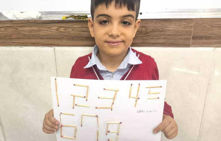 کاردستی ساخت اعداد دیجیتالی 10