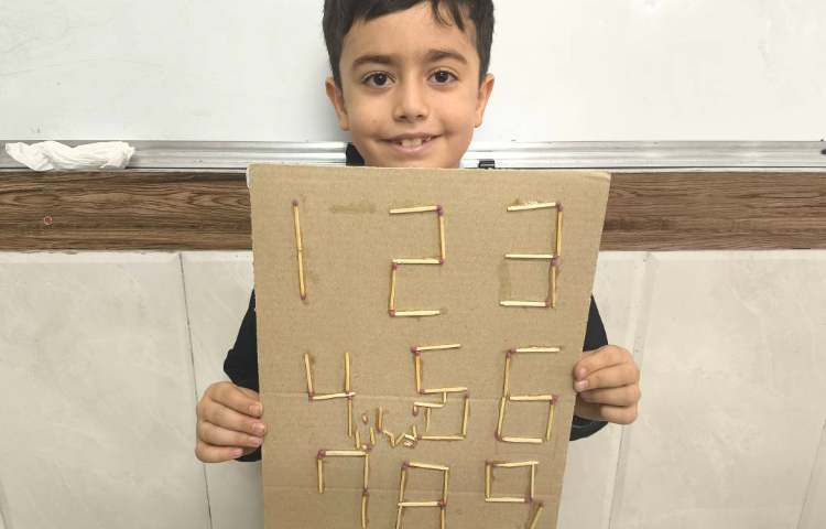 کاردستی ساخت اعداد دیجیتالی 14