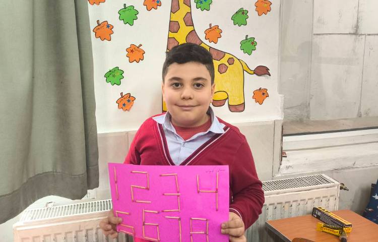 کاردستی ساخت اعداد دیجیتالی 16