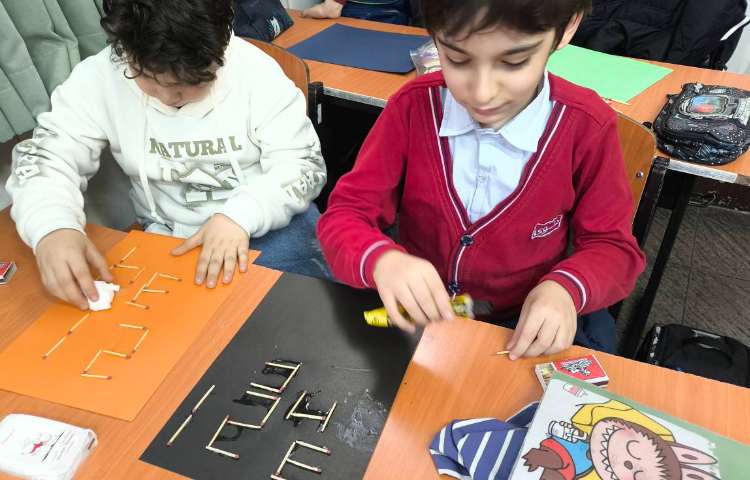 کاردستی ساخت اعداد دیجیتالی 2