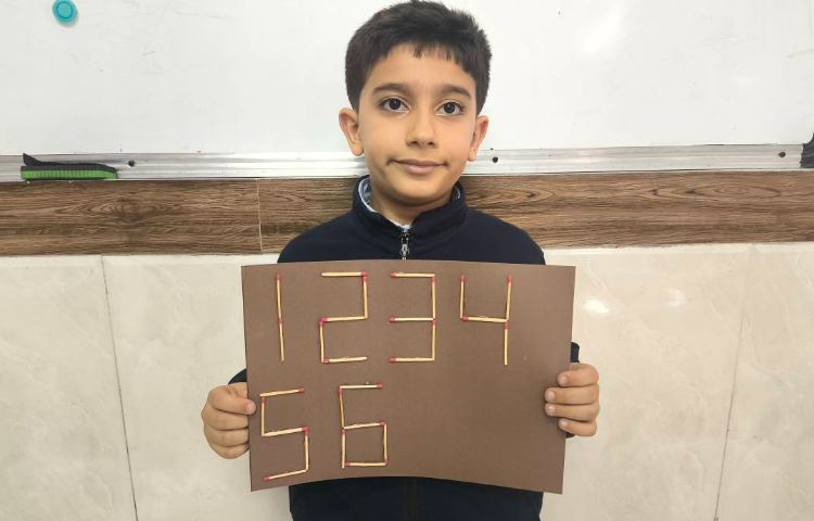 کاردستی ساخت اعداد دیجیتالی 3