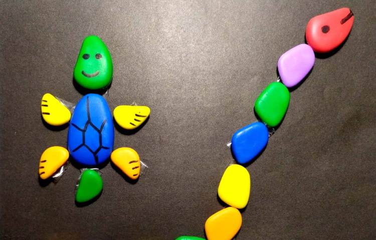 کاردستی علوم با سنگها و رحل قرآن، پایه اول