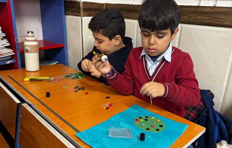 کاردستی لاک پشت برای تدریس نشانه‌ی (لام) 5