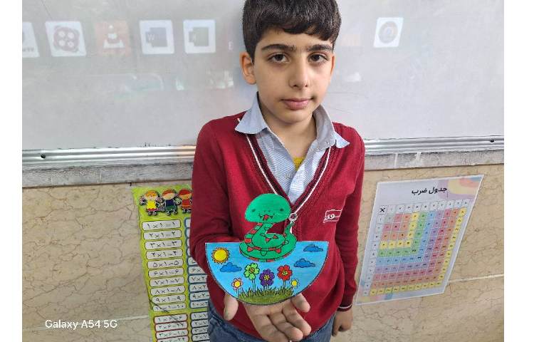 کاردستی مار کلاس خانم جعفری 1