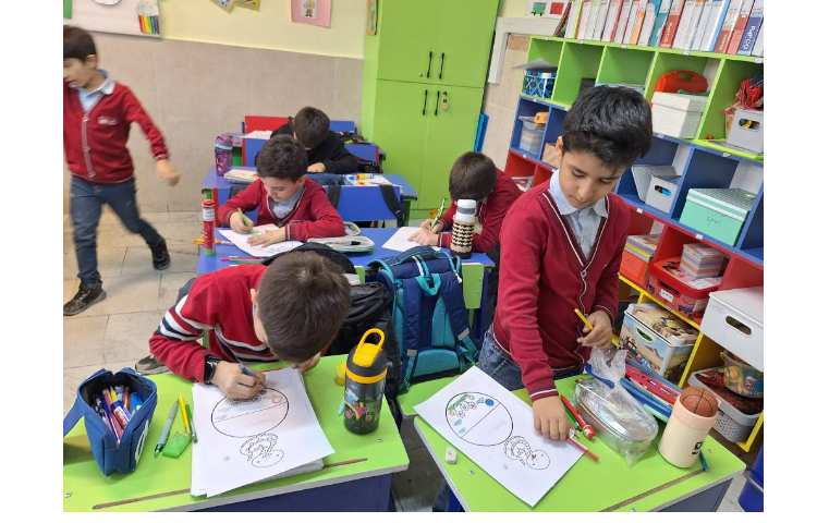 کاردستی مار کلاس خانم جعفری 2