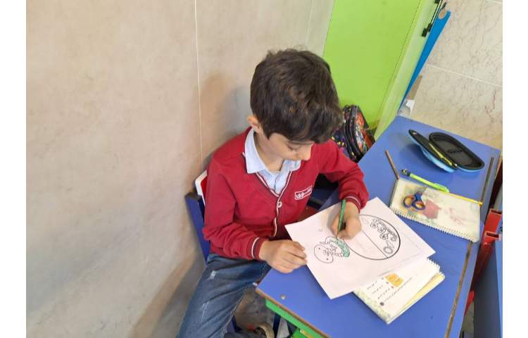 کاردستی مار کلاس خانم جعفری 4