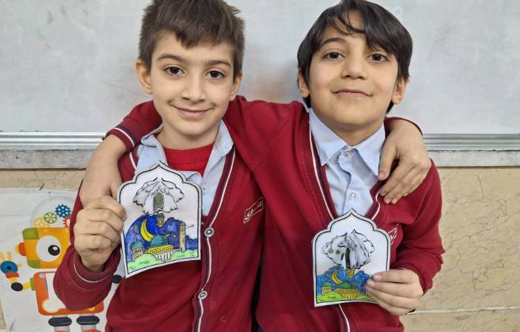 کاردستی مبعث ،پایه سوم خانم جعفری 2