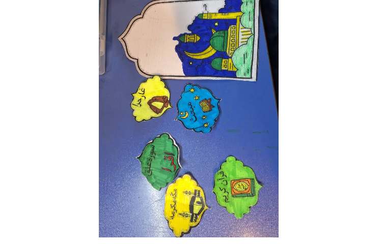 کاردستی مبعث ،پایه سوم خانم جعفری 5