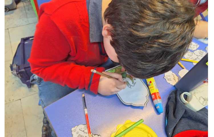 کاردستی مبعث ،پایه سوم خانم جعفری 6